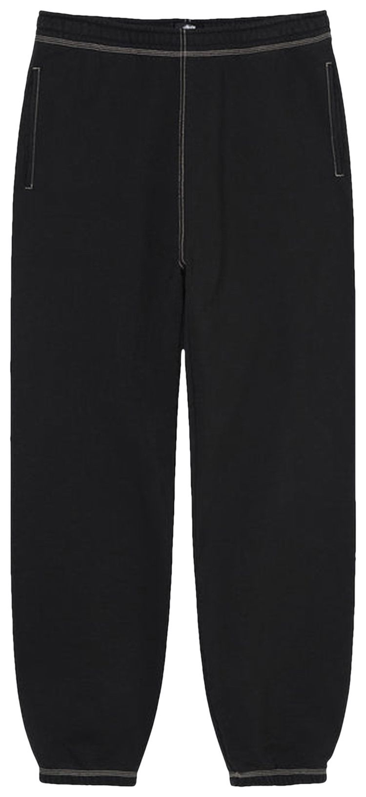 Stussy Contrast Stitch Label Pant Black