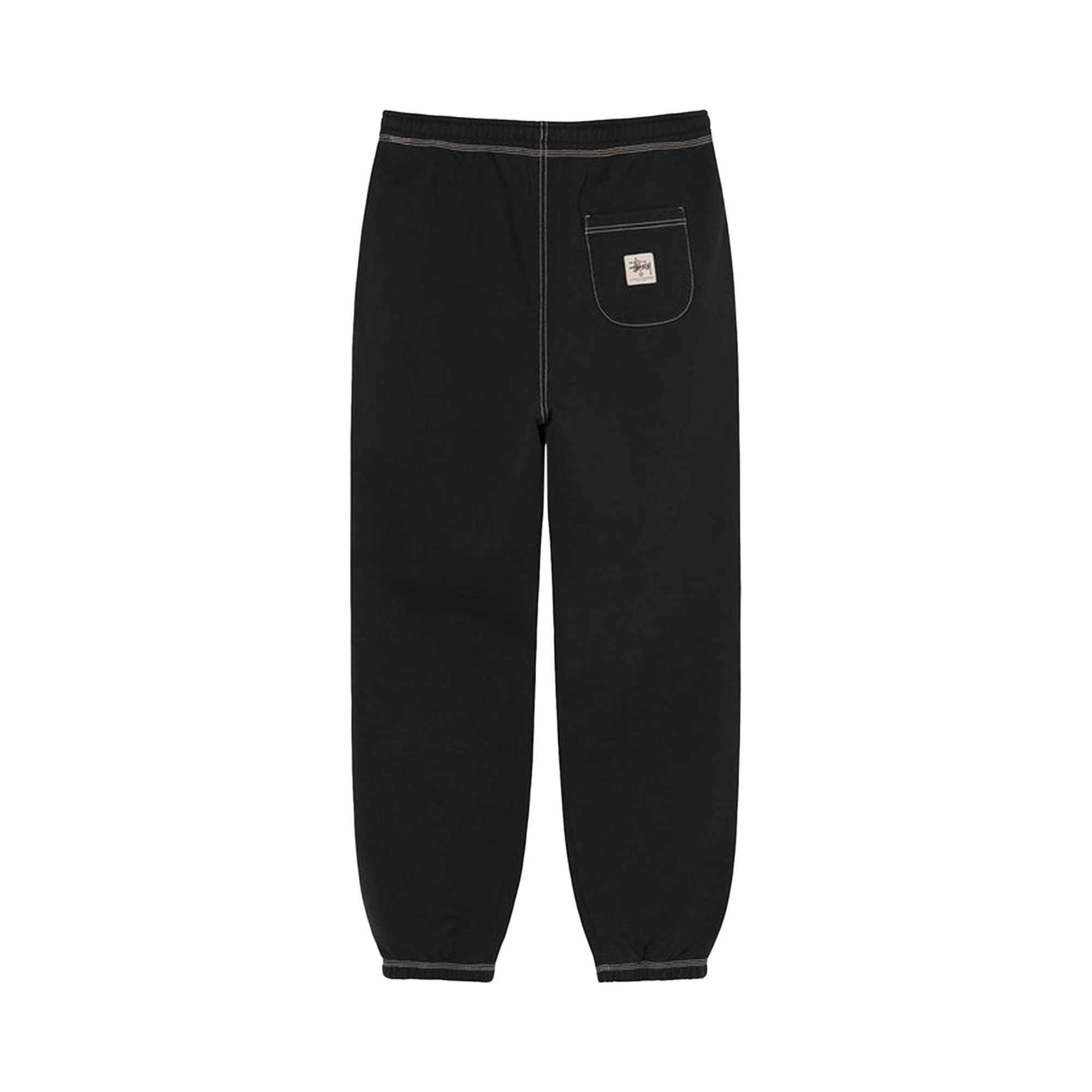 Size m Stussy Contrast Stitch Label Pant 'Black'