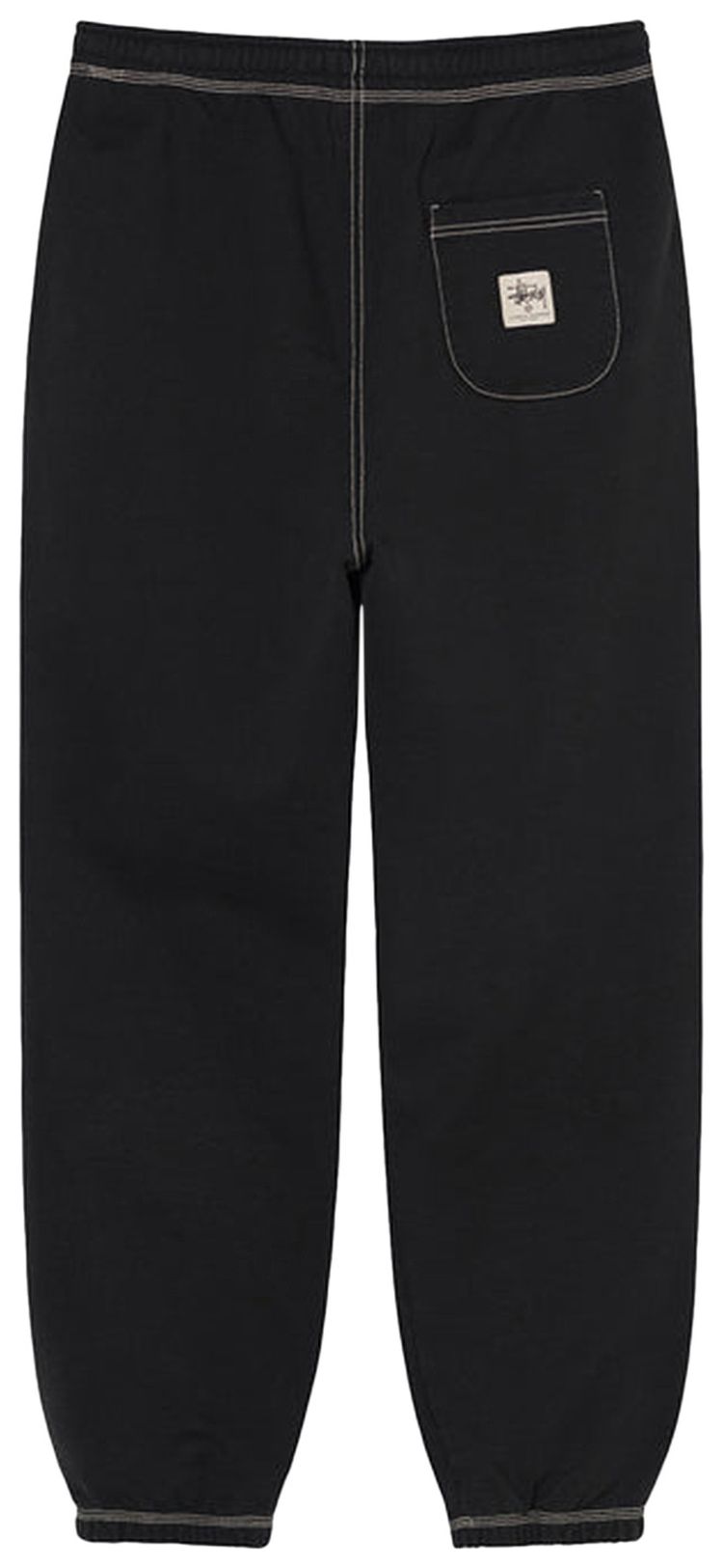 Stussy Contrast Stitch Label Pant Black