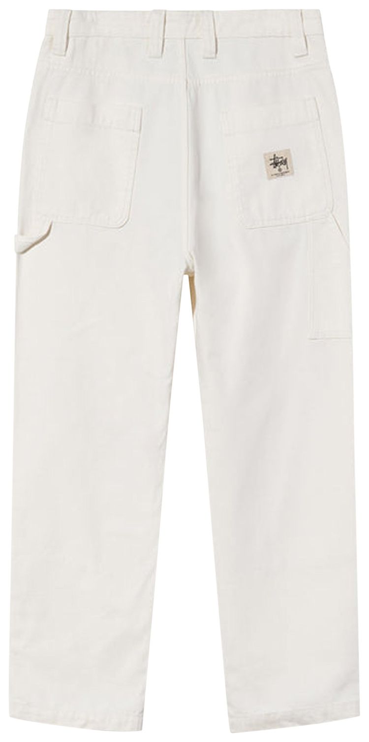 Stussy Canvas Work Pant White