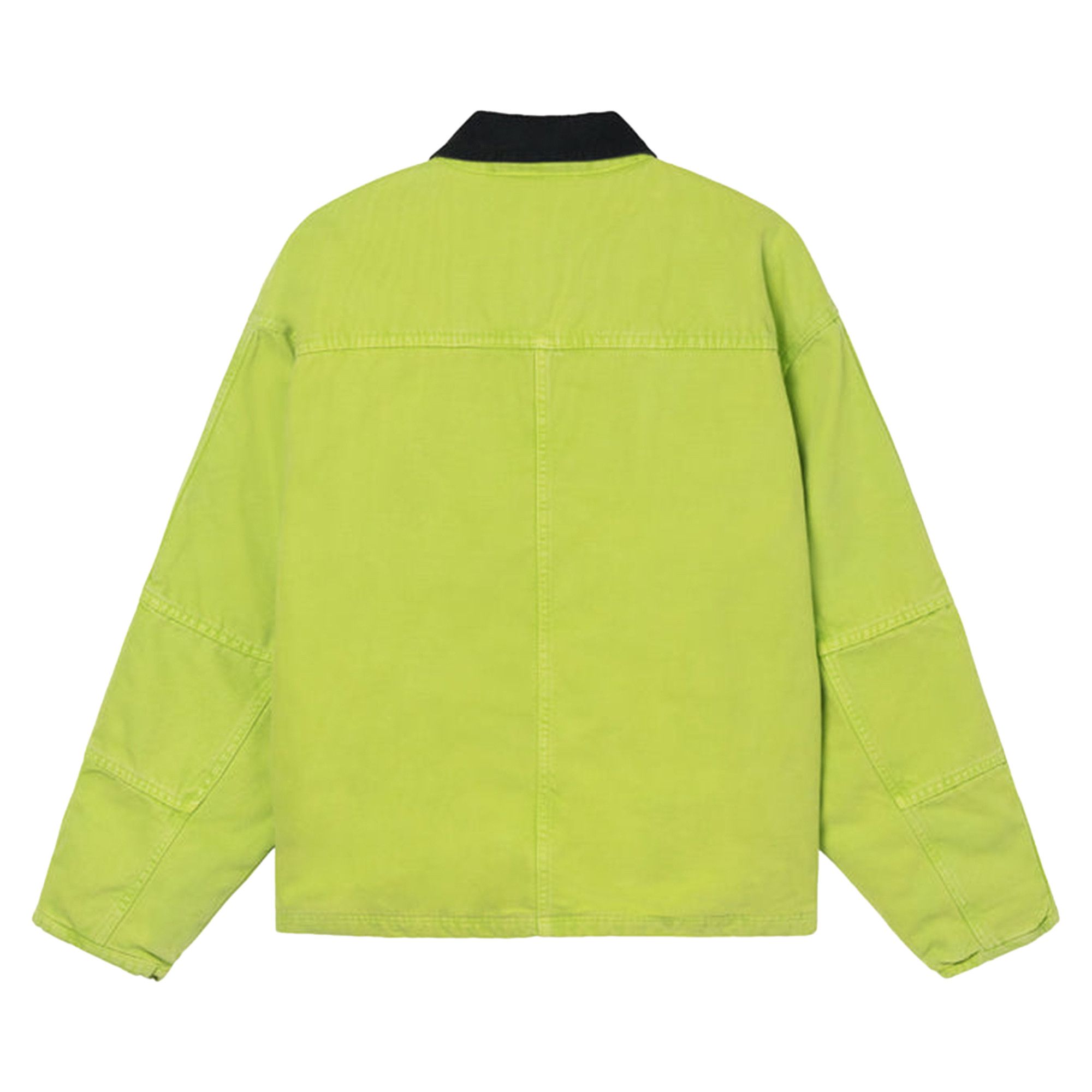 Buy Stussy Washed Canvas Shop Jacket 'Lime' - 115589 LIME | GOAT