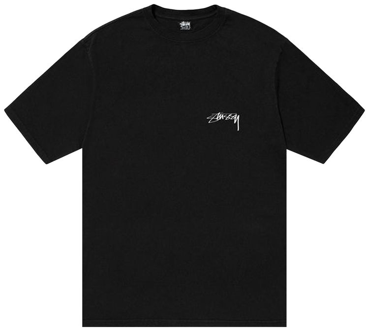 Stussy 100 Pigment Dyed Tee Black