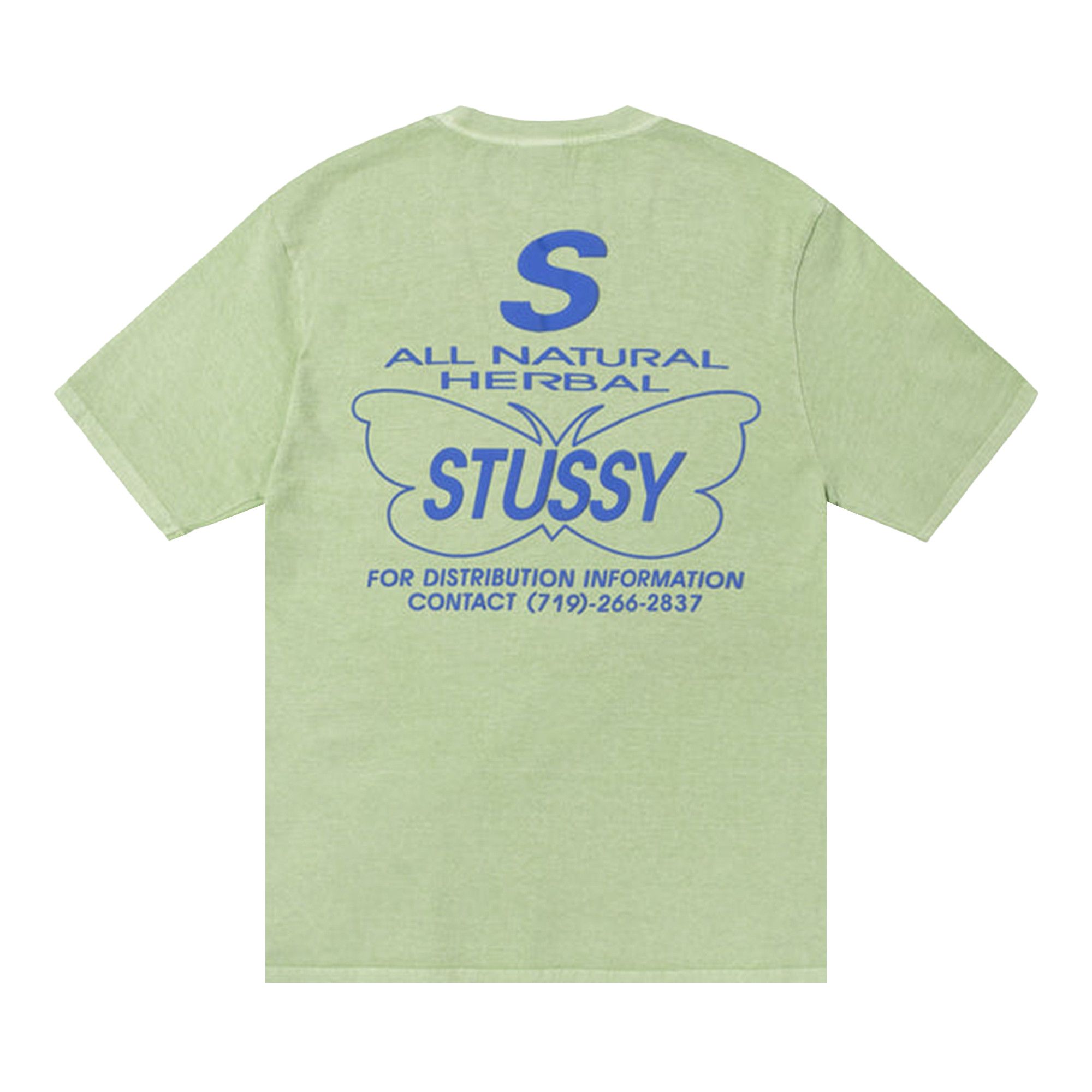Buy Stussy All Natural Pigment Dyed Tee 'Sage' - 1904926