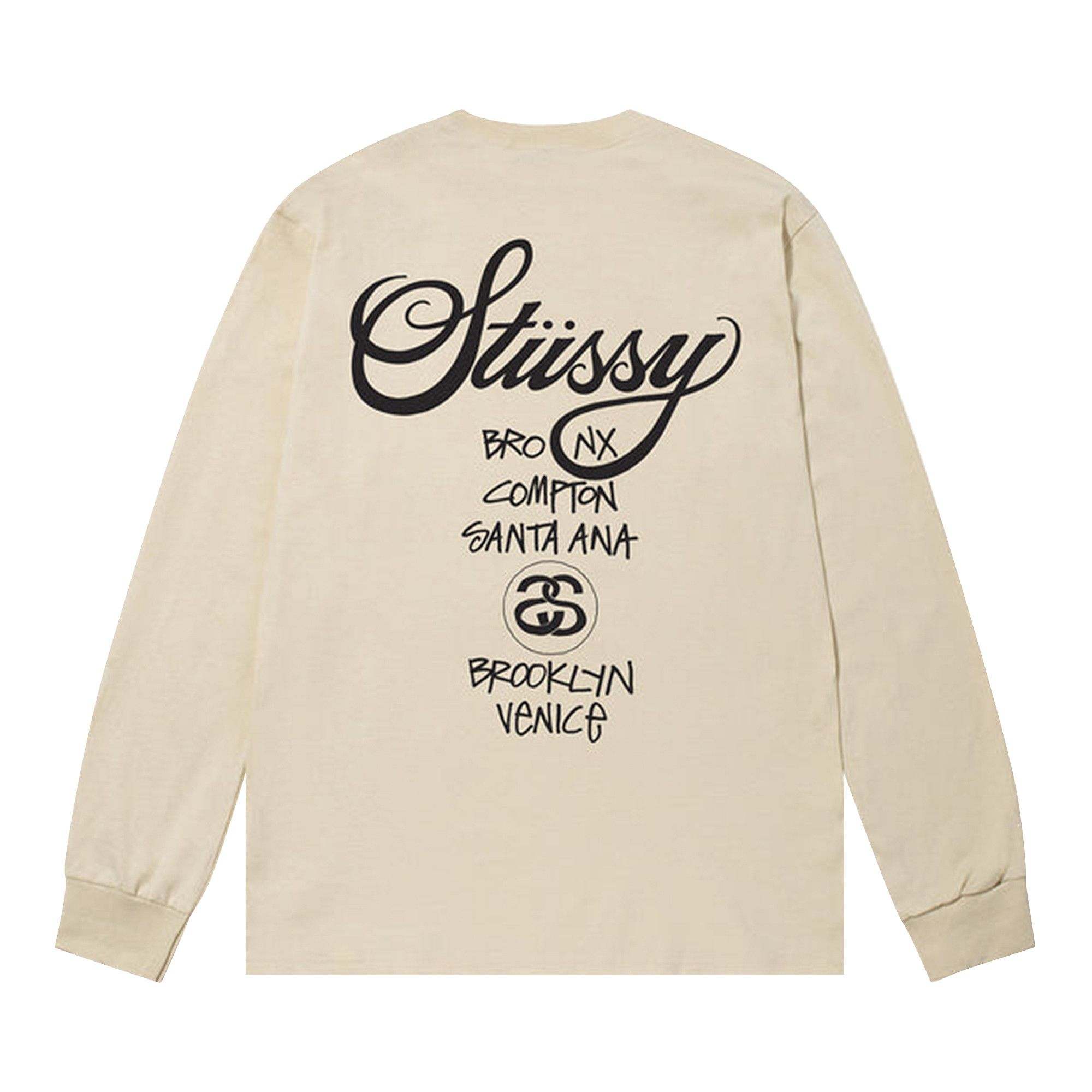 ★関税込★Stussy World Tour Crew★Pepper★ New NWT Dover Street Market DSM x Stüssy World Tour Crewneck