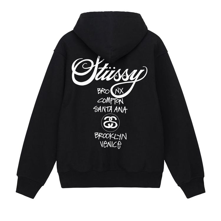 Buy Stussy World Tour Zip Hoodie  
