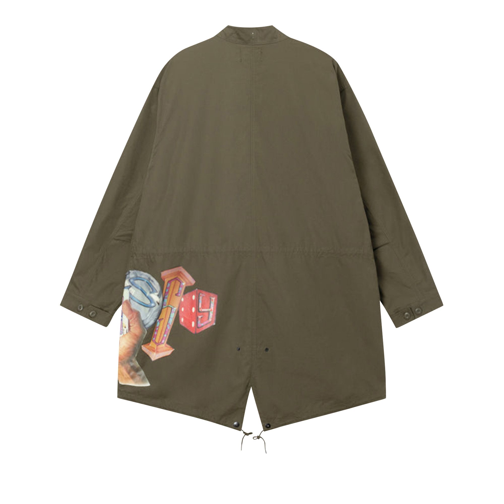 Buy Stussy Goldie Fishtail Parka 'Olive' - 115687 OLIV | GOAT