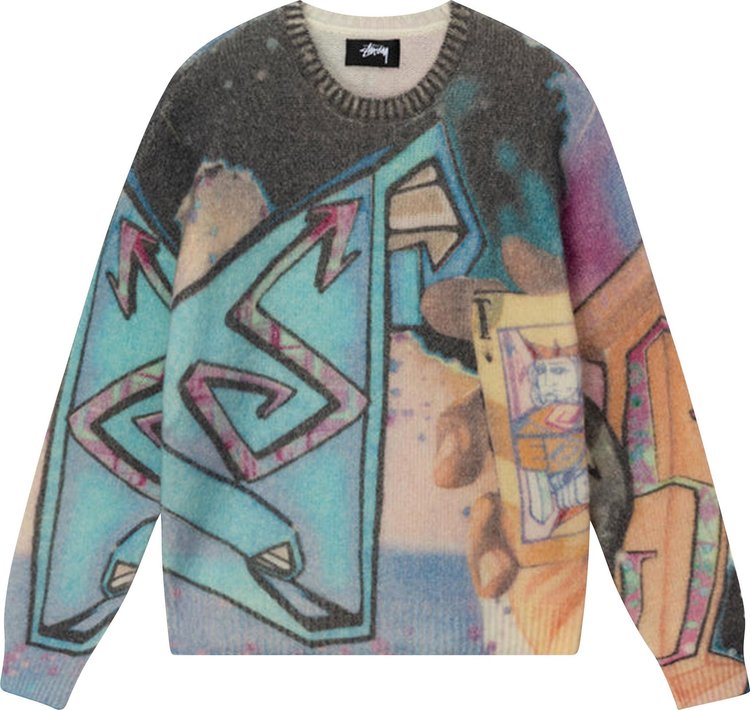 Buy Stussy Goldie Sweater 'Muticolor' - 117159 MULT | GOAT