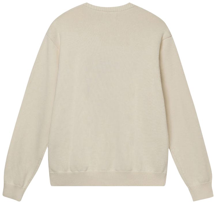 Stussy Skull Sweater Natural