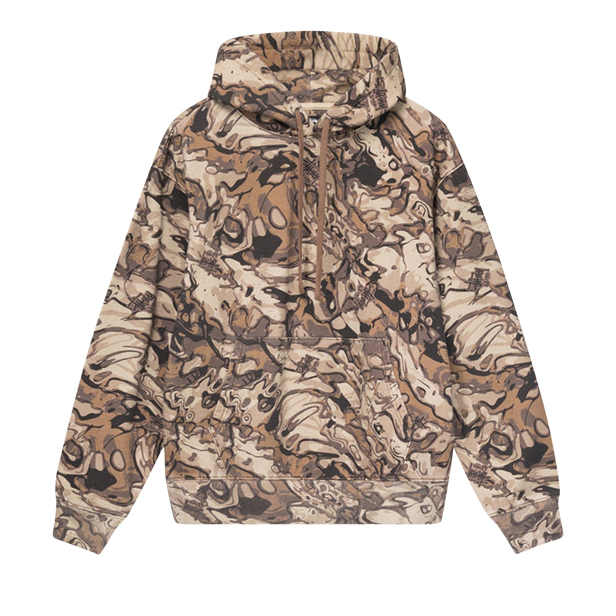 Stussy camo hoodie sale