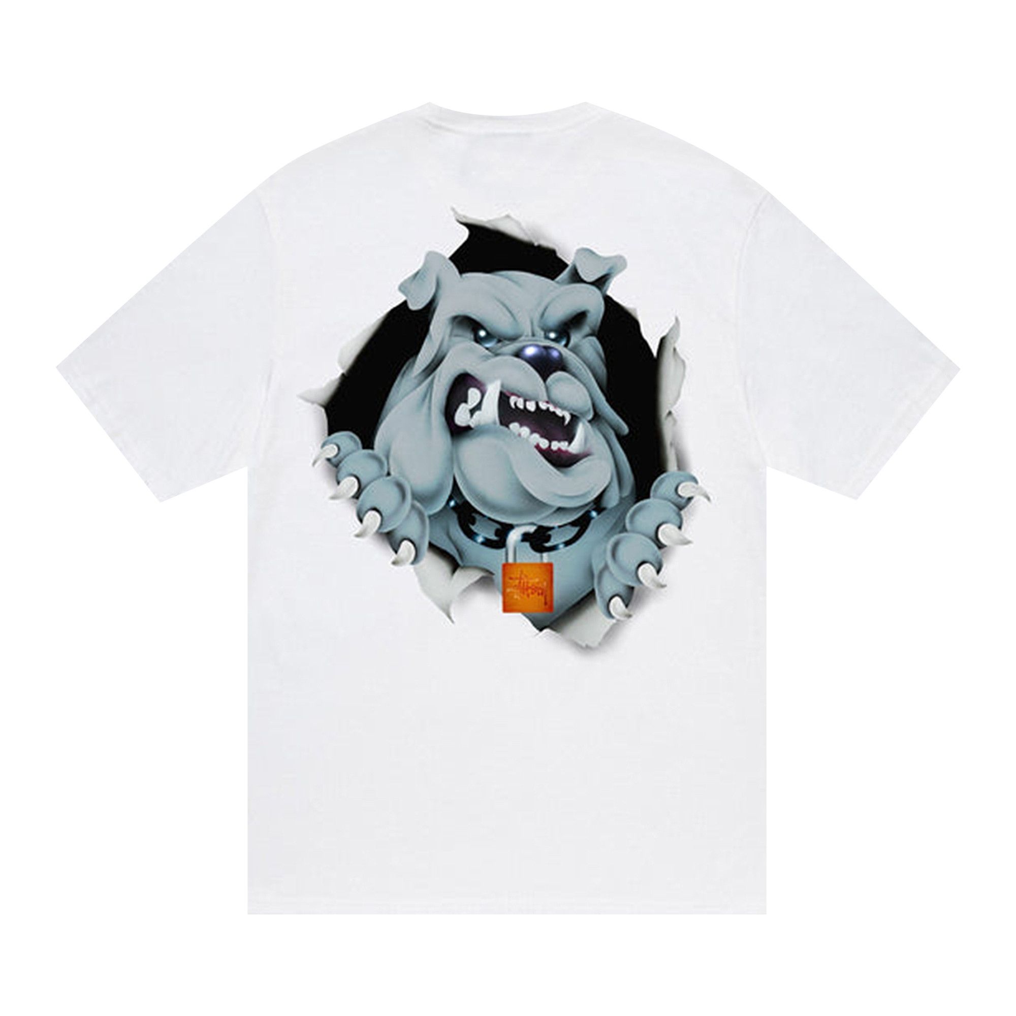 Buy Stussy Bulldog Ripper Tee 'White' - 1904928 WHIT | GOAT