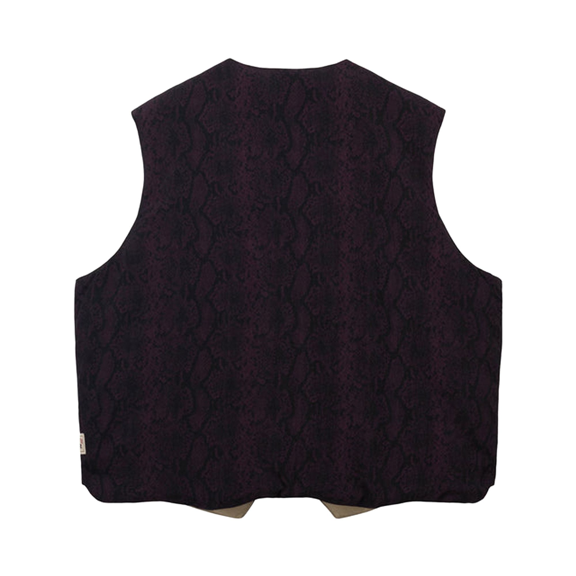 STÜSSY Python reversible down vest Stüssy: Python Reversible Vest (Bone) | DSMNY E-SHOP