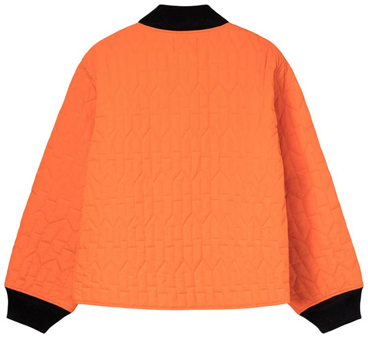 Stussy S Quilted Liner Jacket Orange