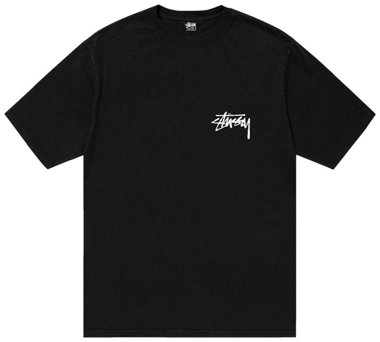 Stussy Read Em N Weep Pigment Dyed Tee Black