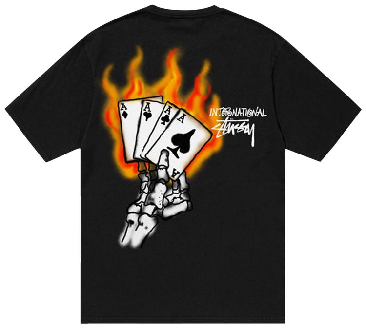 Stussy Read Em N Weep Pigment Dyed Tee Black