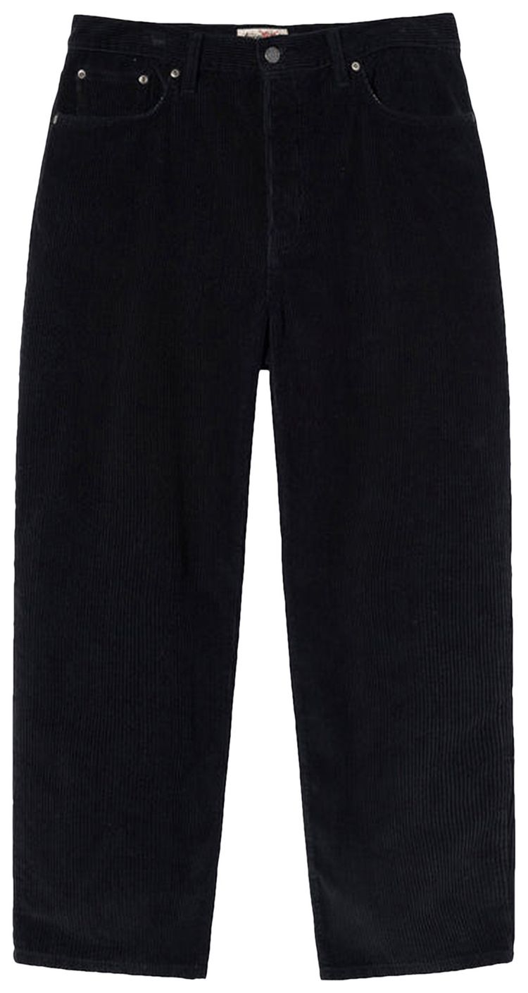 Stussy Corduroy Big Ol Jeans Black
