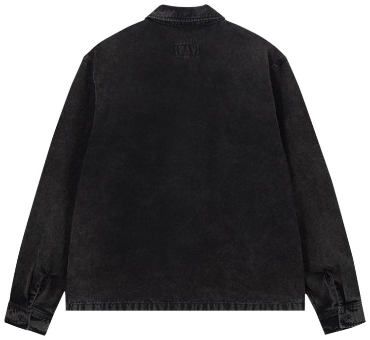 Buy Stussy Washed Canvas Zip Shirt 