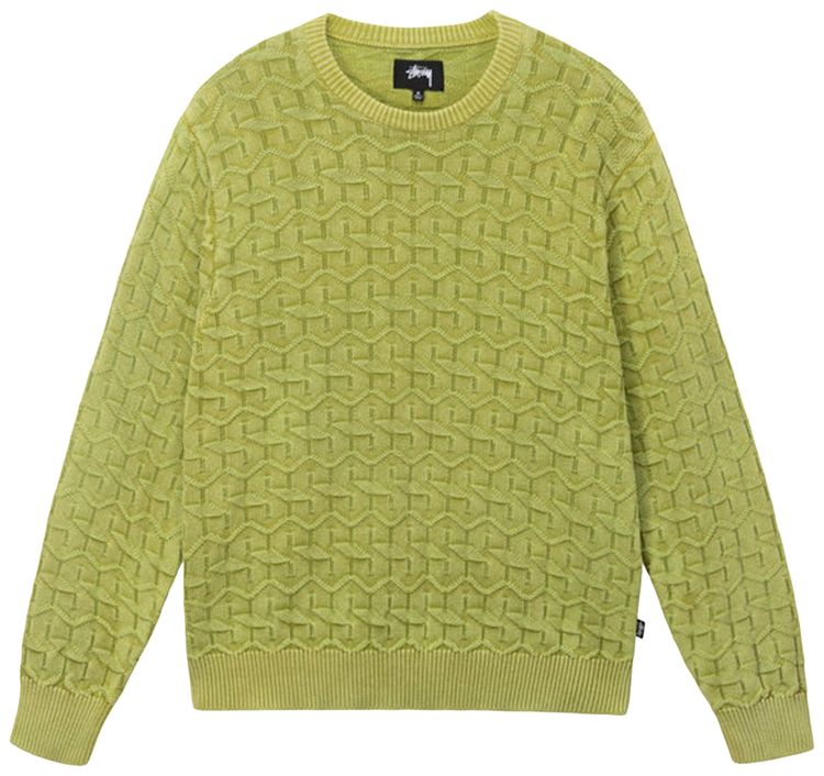 Stussy Strand Sweater Lime