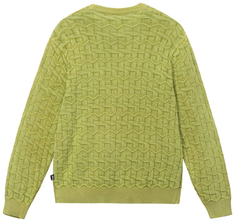 Stussy Strand Sweater Lime