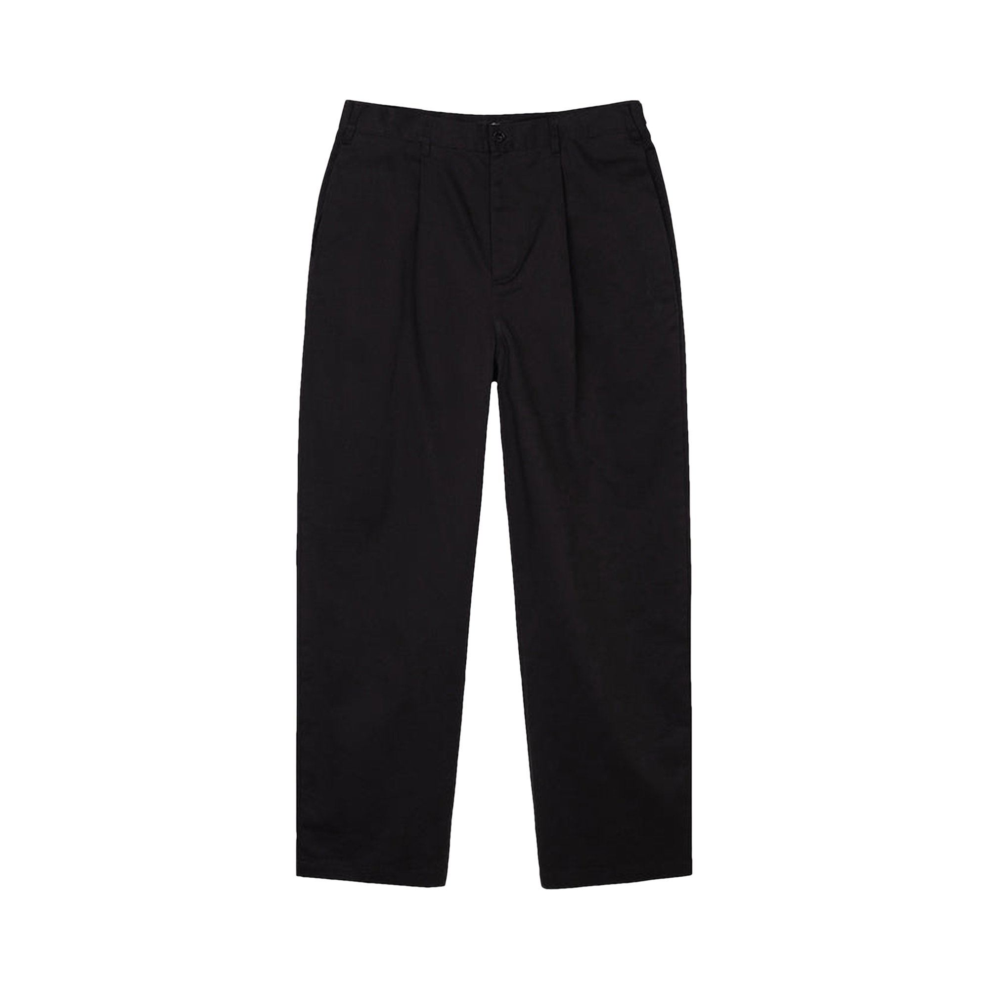 Stussy Twill Volume Pleated Trouser 'Black'