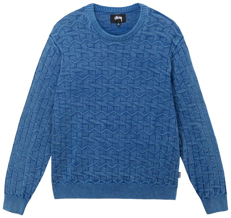 Stussy Strand Sweater Blue