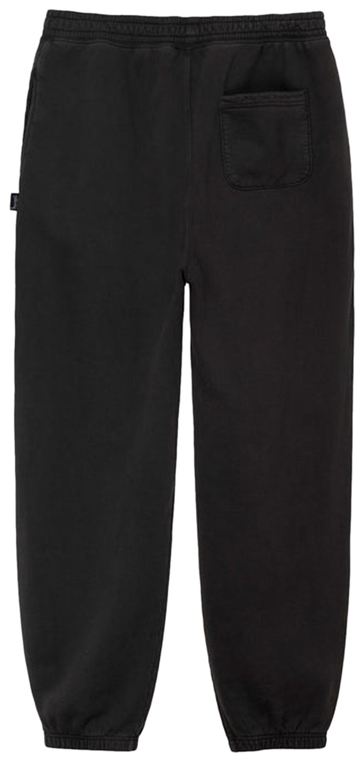Stussy Pigment Dyed Fleece Pant Black