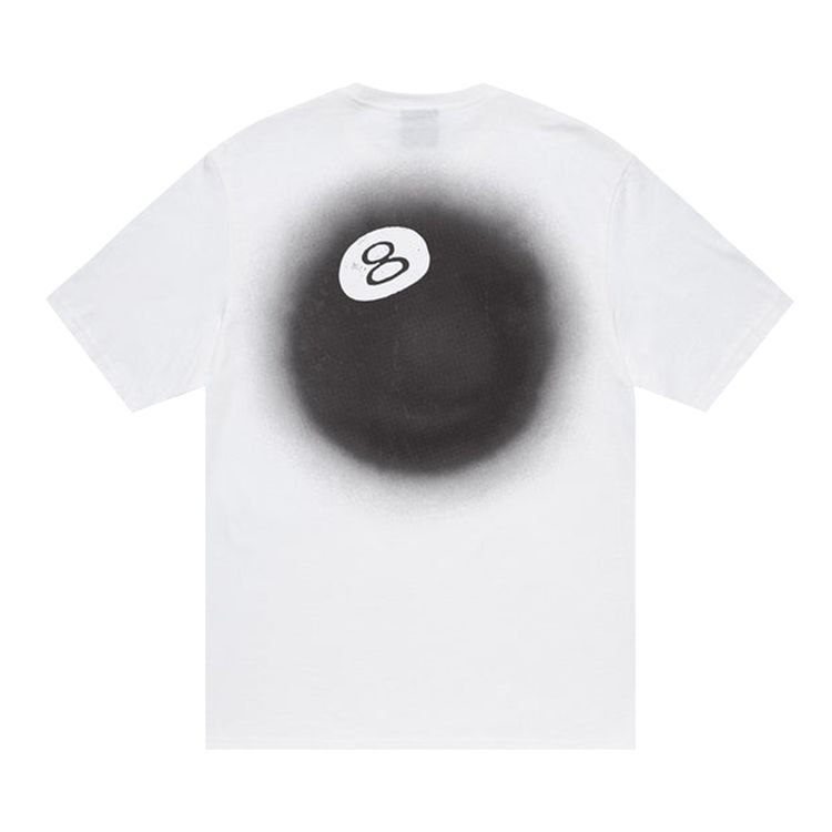 Stussy 8 Ball Fade Tee White