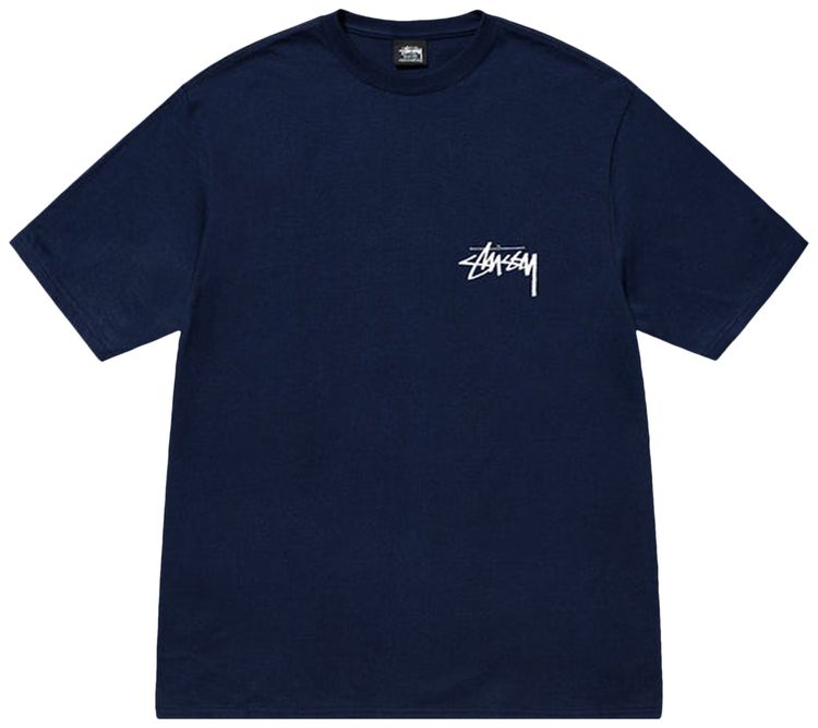 Stussy 8 Ball Fade Tee Navy