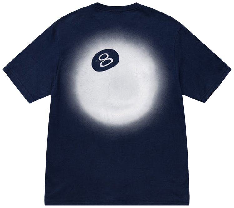 Stussy 8 Ball Fade Tee Navy