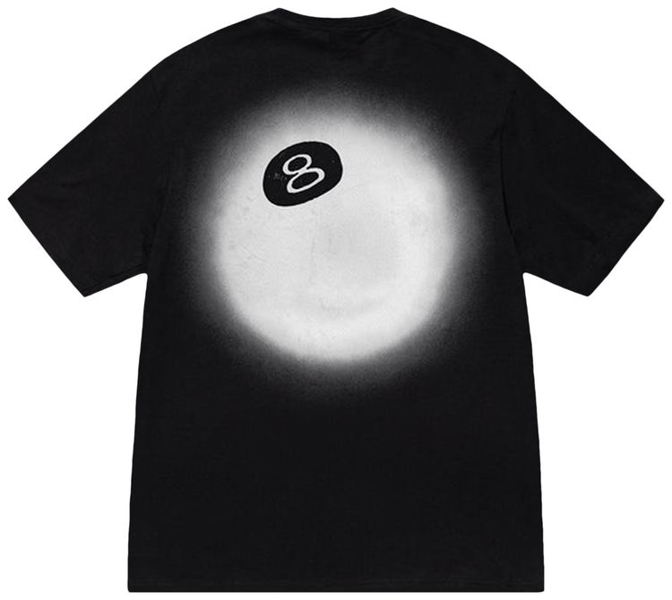 Stussy 8 Ball Fade Tee Black