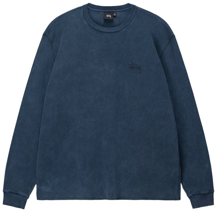Stussy Basic Stock Long Sleeve Thermal Navy