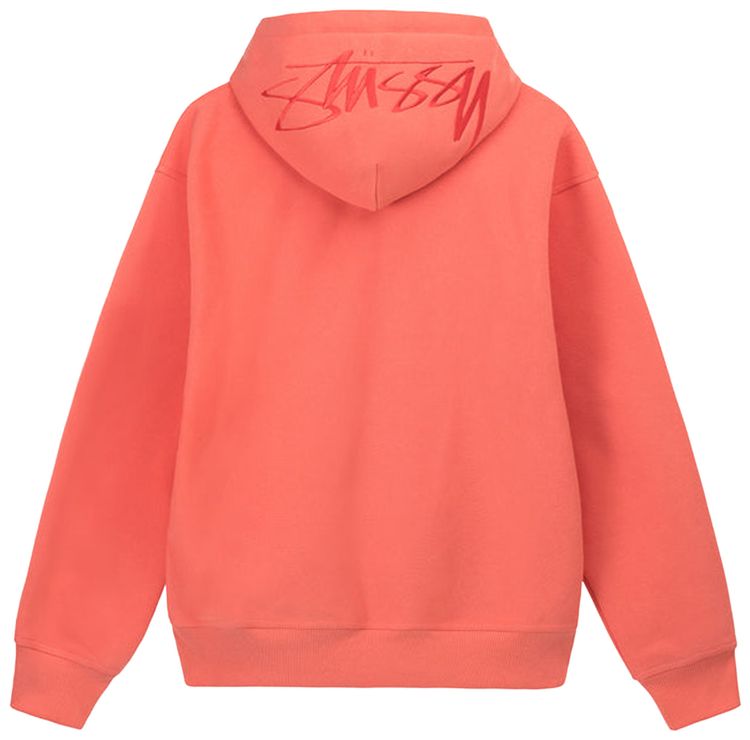 Stussy Back Applique Hoodie Rose