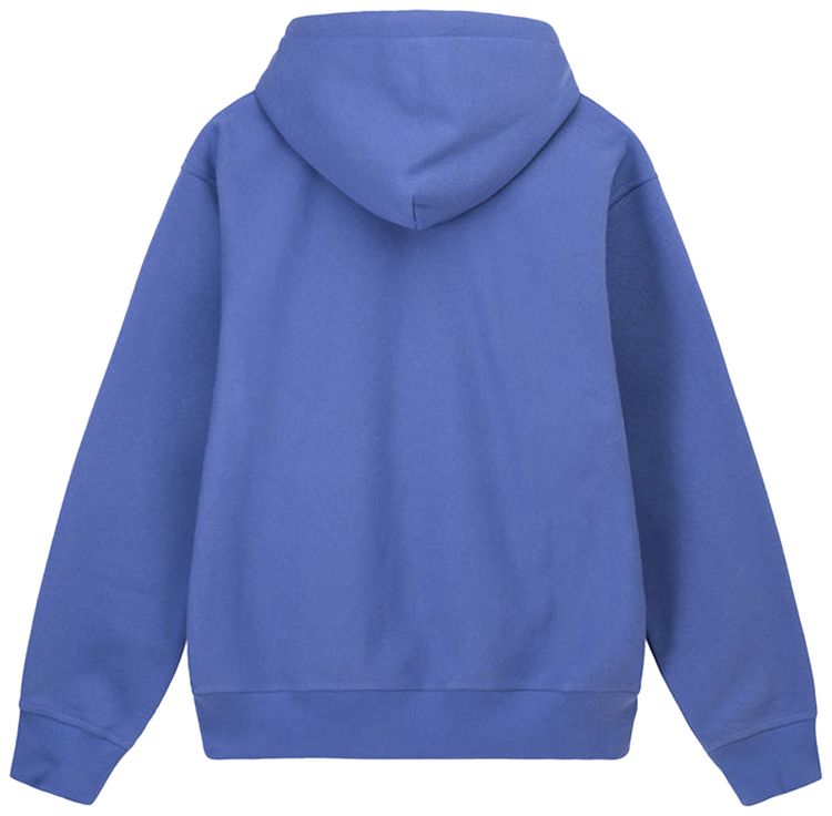 Stussy Stock Logo Applique Hoodie Denim