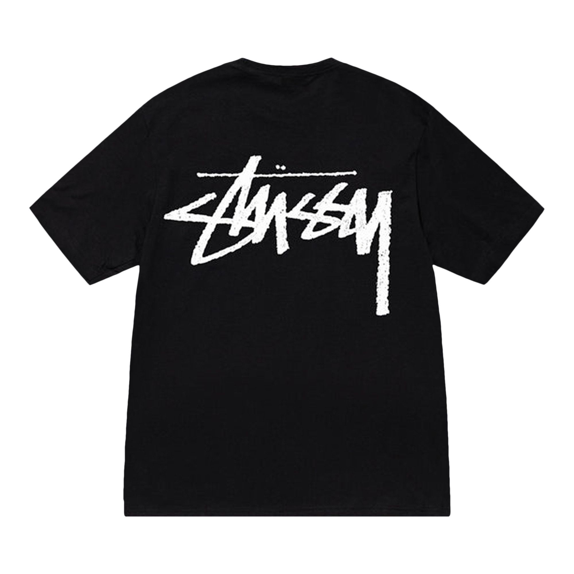 Buy Stussy Big Stock Tee 'Black' - 1904843 BLAC | GOAT