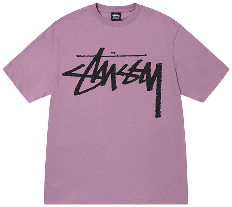 Stussy Big Stock Tee Orchid