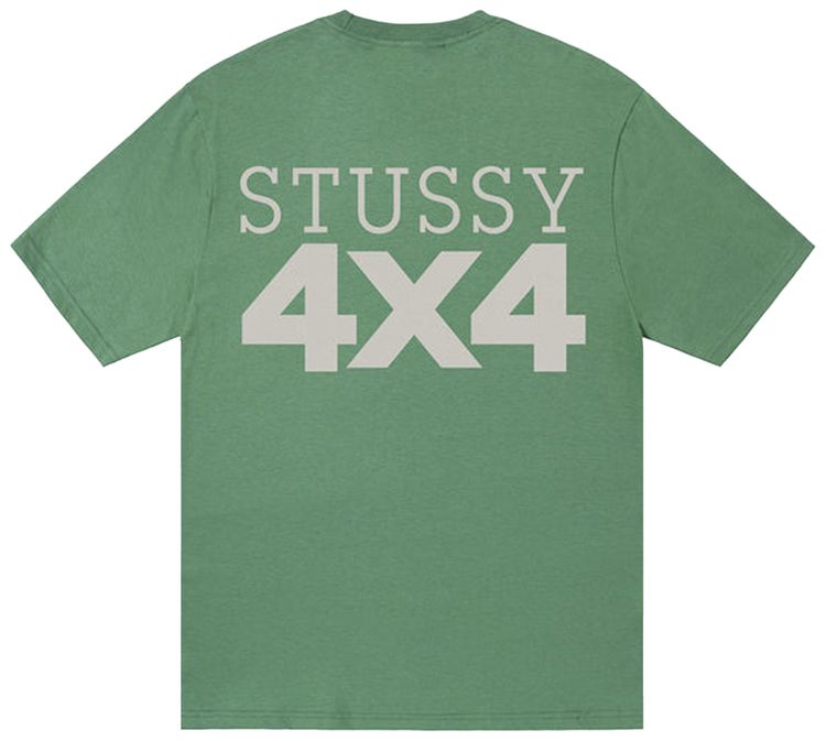 Stussy 4X4 Tee Green