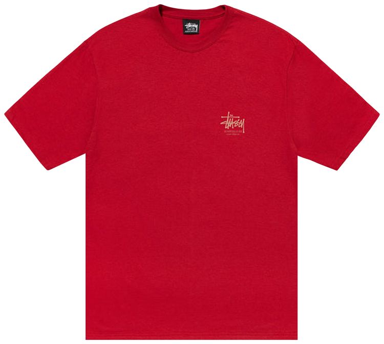 Stussy Dragon Tee Dark Red