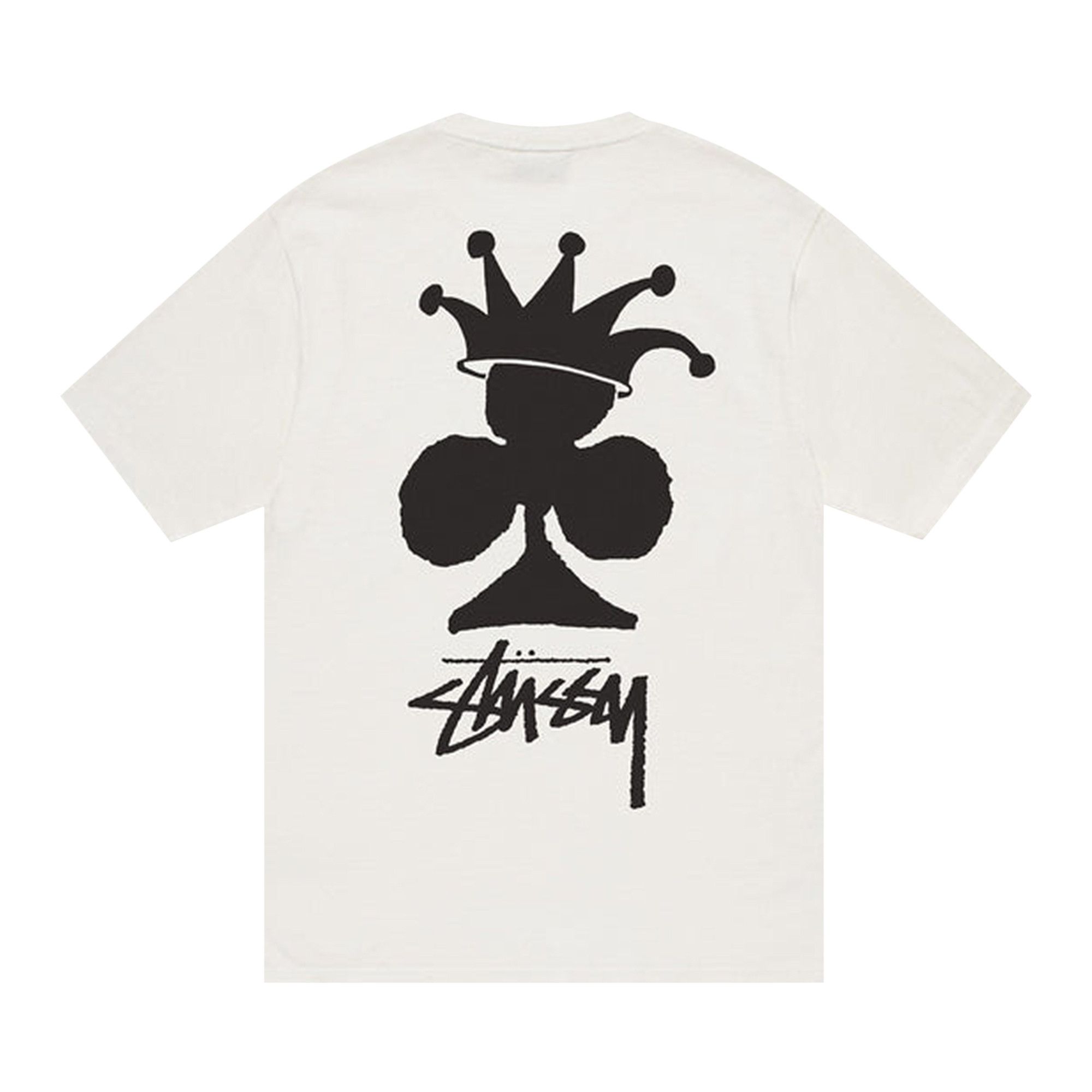 ★関税込★STUSSY★Crown International Pigment Dyed★Natural Stussy Crown International Pigment Dyed Tee Black Men's