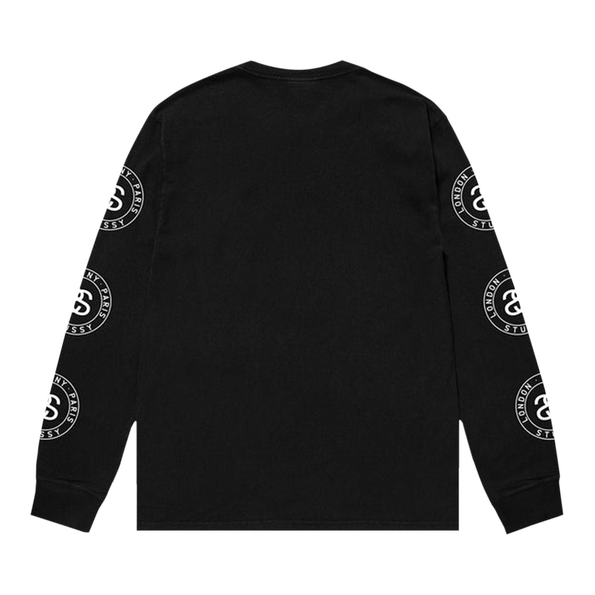 Buy Stussy Seal Pigment Dyed Long-Sleeve Tee 'Black' - 1994860