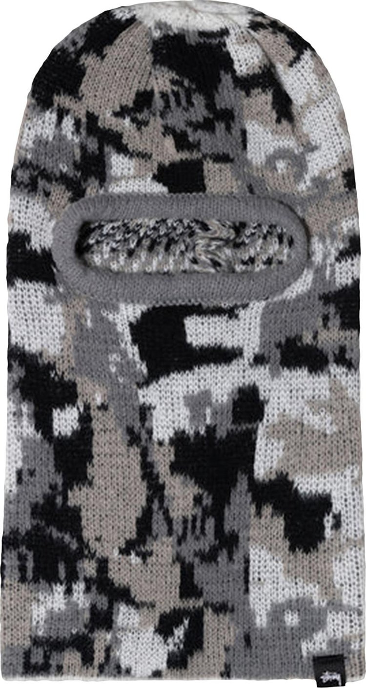 Stussy Camo Balaclava Black