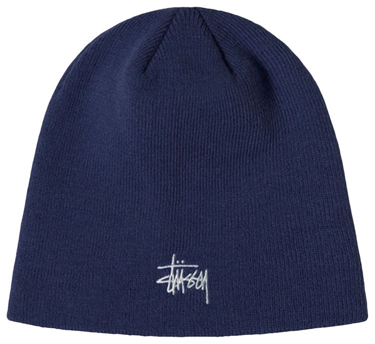 Buy Stussy Basic Skullcap Beanie 'Navy' 1321085 NAVY GOAT UK