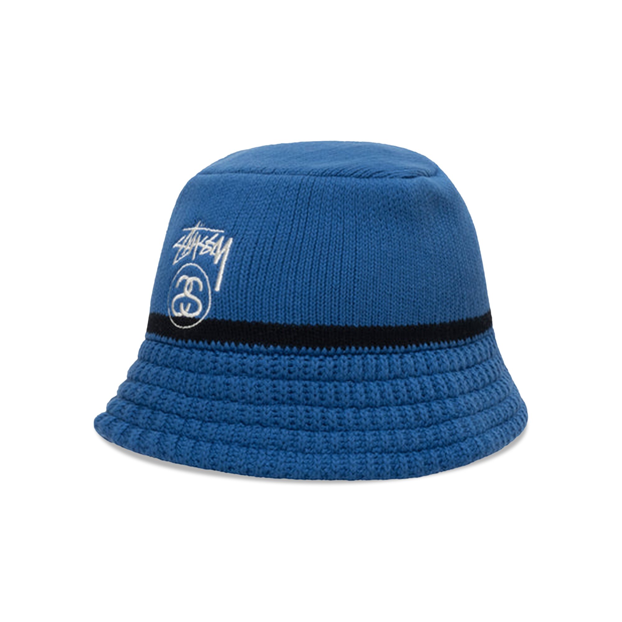 Buy Stussy SS-Link Knit Bucket Hat 'Blue' - 1321138 BLUE | GOAT IT