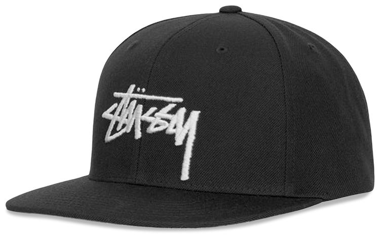 Stussy Big Stock Wool Cap Black