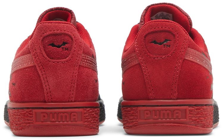 Puma Batman x Suede Classic Big Kid Black Barbados Cherry