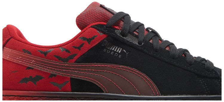 Puma Batman x Suede Classic Big Kid Black Barbados Cherry