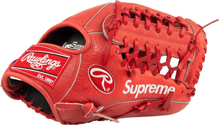 Supreme x Rawlings Baseball Glove In Red