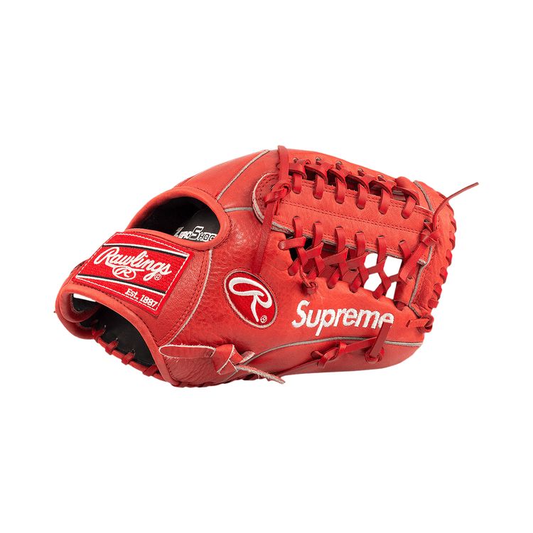 Supreme × Rawlings Gloves Red 12SS（Buy Supreme x Rawlings 