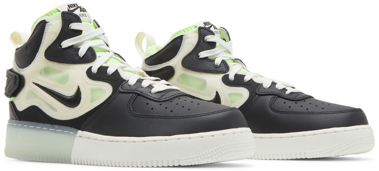 Nike Air Force 1 Mid React Black Neon