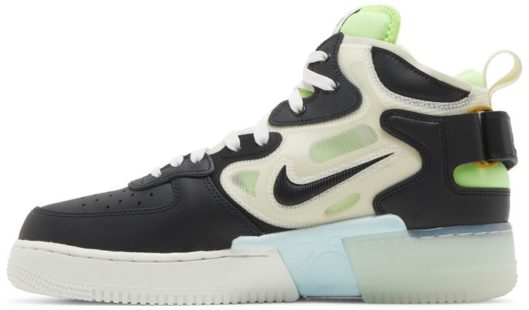 Nike Air Force 1 Mid React Black Neon