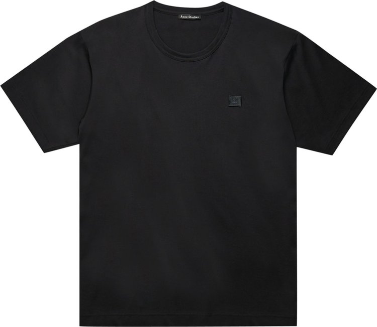 Buy Acne Studios Nash Face T-Shirt 'Black' - 25E173 GOAT BLAC | GOAT