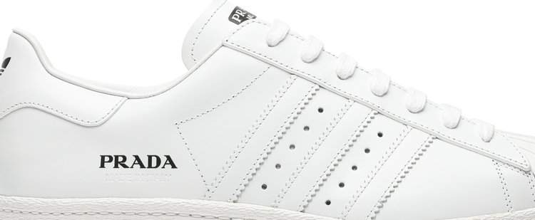 Prada x Superstar Core White Adidas Release